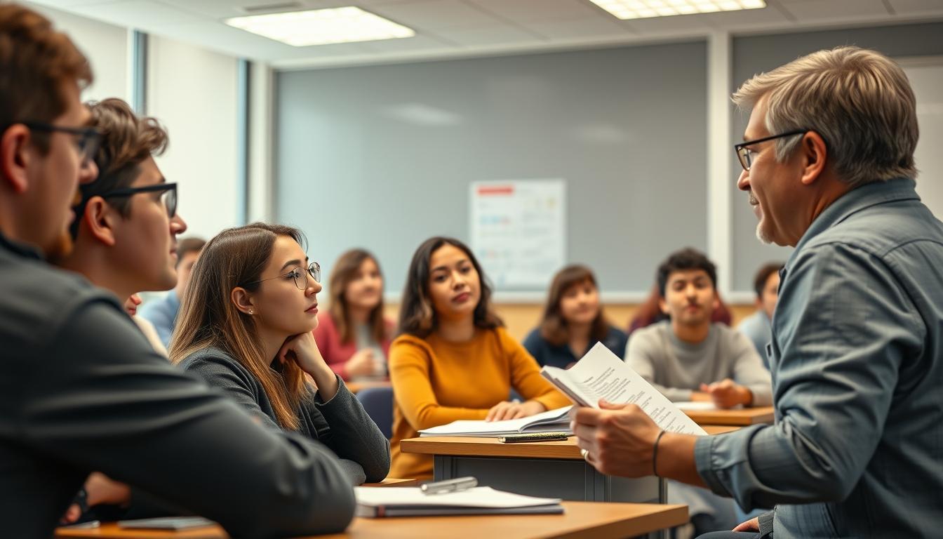 Modern university campus for students